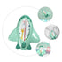 UPKOCH Cartoon Plane Bath Thermometer Safe Portable Water Temperature Measuring Tool Green for Bathtubs Pools and Fish