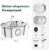108oz/3.2L, Replacement(1 Filter&1 Cat Water Fountain Stainless Steel APAUK Automatic Pet Fountain Dog Water Dispenser