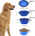 Extra Large Collapsible Dog Bowl, XL Travel Dog Bowl, 102oz Portable Collapsible Traveling Bowls with Carabiner for