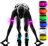 Pack of 6 LED Light Up Band Slap Bracelets for Night Safety, Cycling, Walking, Running, Concerts, Camping