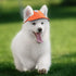Geyoga 4 Pcs Dog Baseball Cap, Sun Protection Visor Hats with Ear Holes and Adjustable Chin Strap for Small Pets