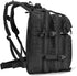REEBOW GEAR Small Military Tactical Backpack, Molle Assault Pack, Black Rucksack Daypack