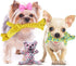 SunGrow Cotton Rope Knot Puppy & Ferret Toys, 3 Pieces, Tough Teething Chewable Teddy Bear, Giraffe, Dog, Multicolor