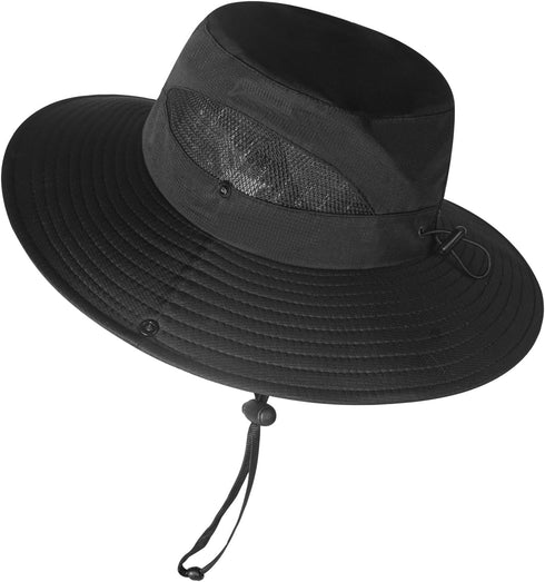 ZOORON Sun Hats for Men Women, Wide Brim UV Protection Boonie Hats