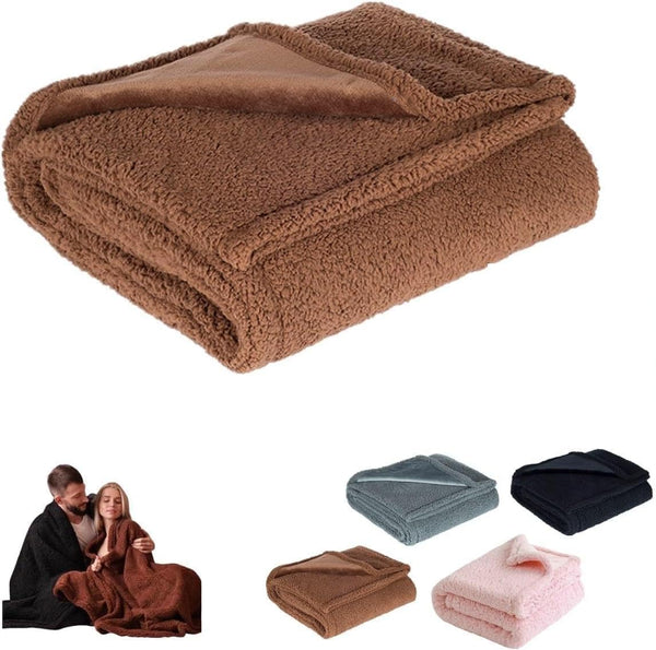 Synvexor Love Blanket Waterproof for Couples,Washable Stain Proof Twin Intimacy Blanket,Reversible Soft Fluffy