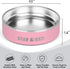 24oz Stainless Steel Dog Bowls with Rubber Bottom Non-Slip Double Wall Metal Outdoor Dog Food and Water Bowls Weighted Insulated Pet Feeding Bowl for Small,Medium Sized Dogs or Cats