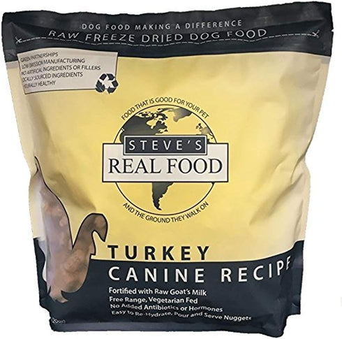 Steve's Real Food Freeze-Dried Raw Nuggets - 1.25# (Turkey)