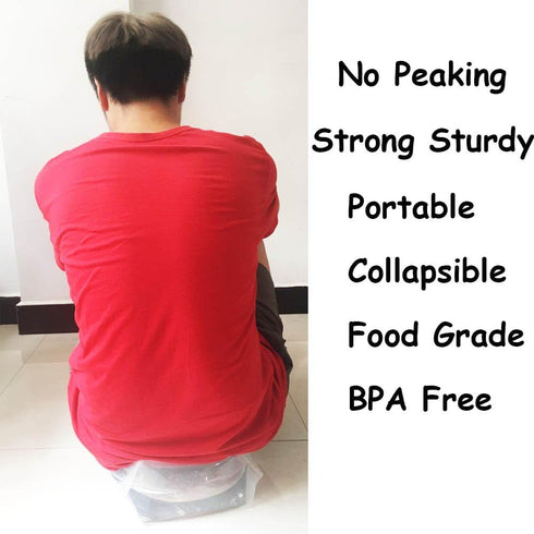 SUPANT Collapsible Emergency Water Jug - Freezable BPA Free Plastic Water Carrier Tank for Outdoor Camping, Food Grade