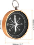 PATIKIL Pocket Compass, Survival Sports Navigation Compass with Key Ring for Outdoors Camping Hiking
