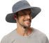 Rosoz Sun Hat for Men and Women - Boonie Bucket Hat with Wide Brim for Fishing, Safari, Beach, Garden UV Protection