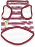 6 Pack Small Dog Shirts for Girls, XS Puppy T Shirt Striped Dog Clothes for Yorkies, Summer Vest Breathable Apparel
