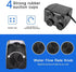 15W 1000L/H Submersible Fountain Water Pump - 12 Colorful LED Lights for Aquarium Fish Tank & Outdoor Fountain