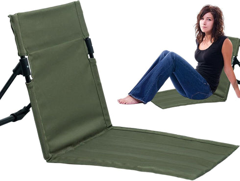 Generic Canoe Chair - Lightweight Beach Floor Chair, Folding Beach Chair | Outdoor Folding Beach Chairs, Camping Chair