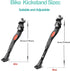 SEISSO Adjustable Aluminium Alloy Bike Kickstand - Center Mount for 16 18 Inch Kids Bicycle, MTB/Road Bike/BMX
