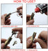 Permanent Match - 3 Pack Flint Matchstick Fire Starter, Keychain Metal Immortal Lighter, Waterproof Survival Gear