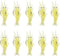 FABULETTA Soft Shrimp Lures, Silicone Fishing Bait with Hooks, Realistic Saltwater and