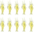 FABULETTA Soft Shrimp Lures, Silicone Fishing Bait with Hooks, Realistic Saltwater and