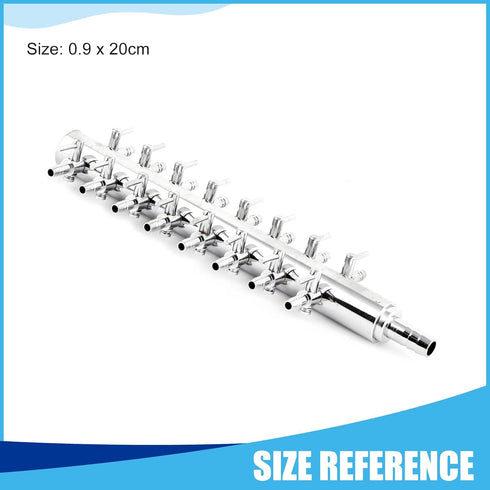 Air Control Valves, 16 Way Inline Manifold Air Flow Pump Tubing Splitter for Aquarium Fish Tank