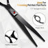 GLADOG Professional Dog Grooming Scissors Kit 6 in 1 with Safety Round Tips, Heavy-duty Shears for Dogs Cats Pets