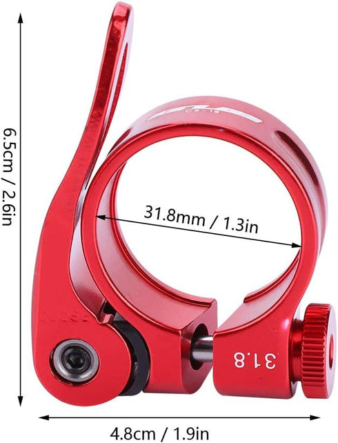 Seatpost Clamp Super Light Seat Tube Clip 27.2/28.6mm Replacement Bike Accessory