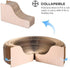 Collapsible Cat Scratcher Lounge Bed, Recycled Corrugated Cat Nest