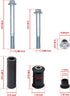 Golf Cart A Arm Suspension Bushing and Sleeve Kits for EZGO RXV #608086 601340 602085 601754 602415 600525