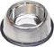 Van Ness Pets Small Non-Tip Stainless Steel Dog Bowl, 16 OZ Food and Water Dish with Wide Base, Silver