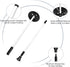 Golf Flagpole - Detachable Design with Ball Retrieval Base - Perfect for Backyard Practice Putting Green, Country Club,