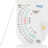 hygger Salinity Tester, Accurate Automatic Hydrometer for Fish Tank Pond Water, Sea Specific Gravity Test, Transparent