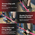 Set Weight Lifting Hooks & Wrist Straps Lifting Hooks with Anti-Slip Grip, Adjustable Wrist Wraps for Weightlifting