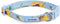Vera Bradley Women's Recycled Lighten Up Water-repellent Adjustable Pet Collar, Sunflower Sky, Medium