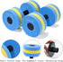 UNAOIWN 2Pcs Water Weights for Pool Exercise, Lightweight Water Dumbbells for Aquatic Resistance Training