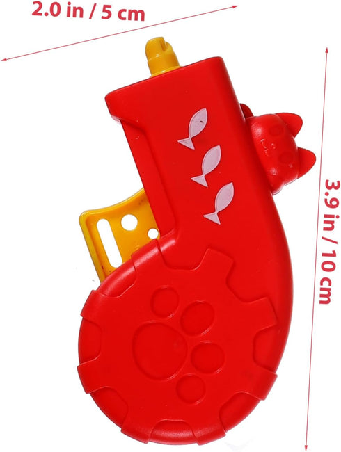 2pcs NUOBESTY Pet Fetch Toy Flying Launcher Cat Fetch Toy Spinning Shooter Flying Disc Outdoor Indoor