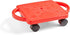 hand2mind Red Indoor Scooter Board with Handles, Sit Down Floor Scooter, Gym