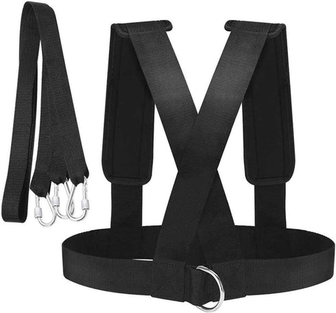 Sled Harness Tire Pulling Harness with Reinforced Lock, Can Pull up to 1.5T for Fitness Weight Sled Training Equipment