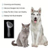 Easy-Clean Slicker Brush for Dogs, Cats & Bunnies, Gentle De-shedding Tool with Self-Cleaning