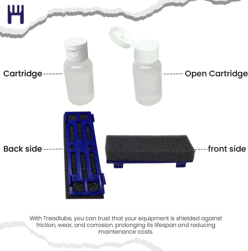 TDLBREFILL HYDRA FITNESS EXCHANGE Silicone Lubricant- Cartridge Refill - Recharge KIT - Works with TREADLUBE - Easy