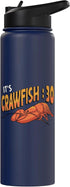 Seafood Festival Designs for Seafood Lover 30 It's Crawfish : Crawfish Boil Mardi Gras Seafood Festival Stainless Steel