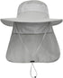 IYEBRAO 2 Pack Men's UV Protection Sun Hat, Foldable Mesh Boonie Cap with Neck Flap for Fishing and Hiking