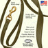 Viper K9 Biothane Working Dog Leash, Waterproof Lead for Tracking Training, 3/4" x 10ft Olive Drab Green