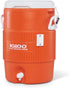 Igloo 5 Gallon Portable Sports Cooler Water Beverage Dispenser with Flat Seat
