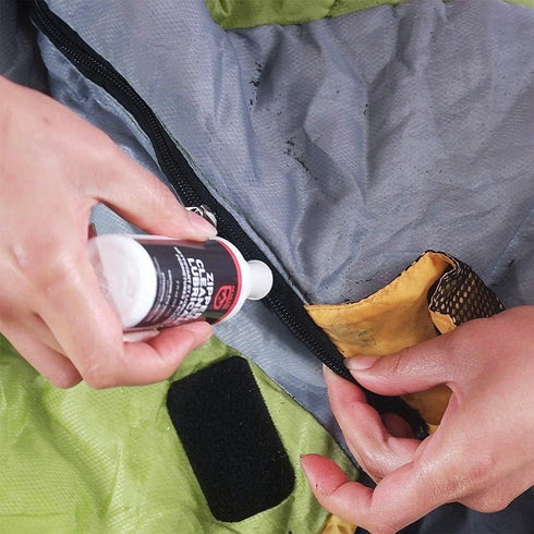 2oz (3-Pack) Gear Aid Zipper Cleaner & Lubricant with Zipper Brush Gear Repair