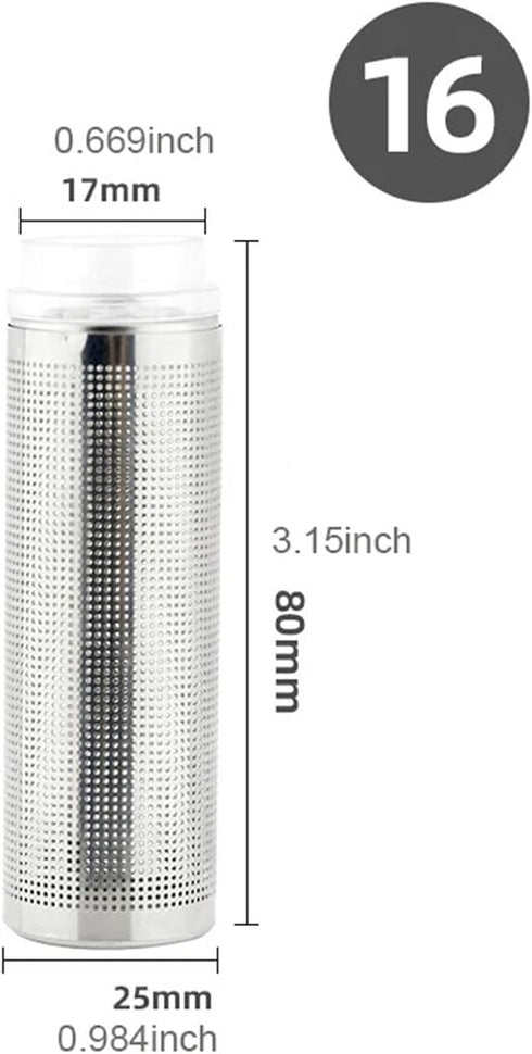 baoauh 10pcs Fishbowl(16mm) Aquarium Stainless Steel Mesh Filter Guard Aquarium Mesh Net Guard Filter Stainless Steel