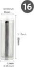 baoauh 10pcs Fishbowl(16mm) Aquarium Stainless Steel Mesh Filter Guard Aquarium Mesh Net Guard Filter Stainless Steel