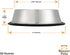 Neater Pet Brands Stainless Steel No-Skid Dog Bowl for Food or Water, 32 oz