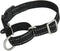 Reflective Martingale Collar for Dogs, Quick Snap Buckle Anti-Pull Nylon Safe Slip Collar for Easy Walking (Black,