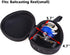 Fishing Reel Protective Case for Baitcasting Drum Spinning Raft Reels, Tackle Storage Bag with Strap