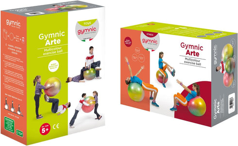 (55 cm) Gymnic Arte Plus Burst-Resistant Exercise Ball