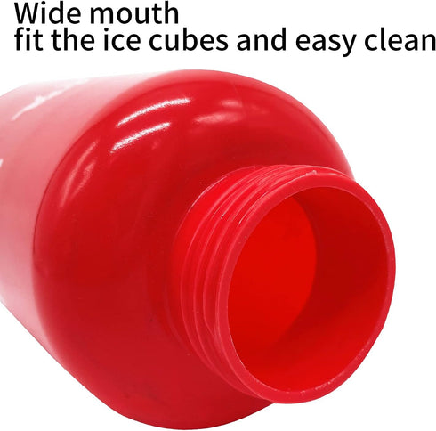 SHOKE 1 Liter Squeeze Sports Water Bottle with Long Straw, BPA Free, Leak Proof for Football, Hockey, Gym