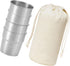 Ywmsfl 4pcs Stainless Steels Drinking Cup Outdoor Travel Coffees Milk Mugs Replacement Stackable
